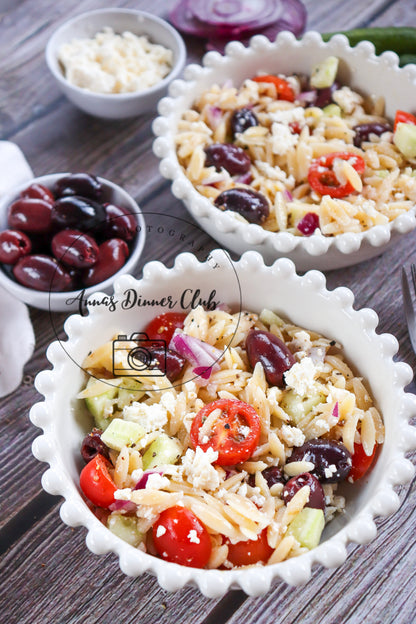 Mediterranean orzo  salad - semi exclusive set 3