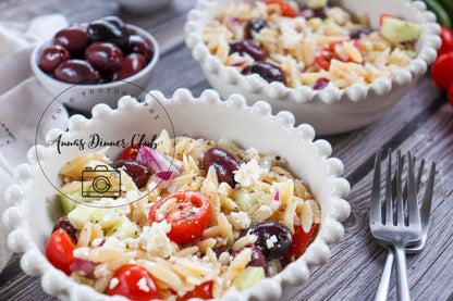 Mediterranean orzo  salad - semi exclusive set 3