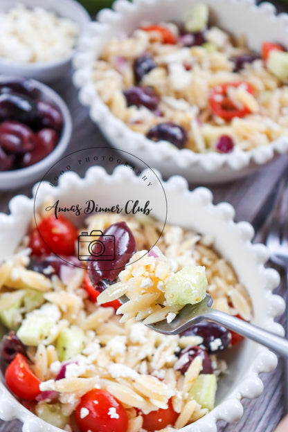 Mediterranean orzo  salad - semi exclusive set 3