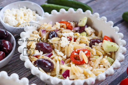 Mediterranean orzo  salad - semi exclusive set 3