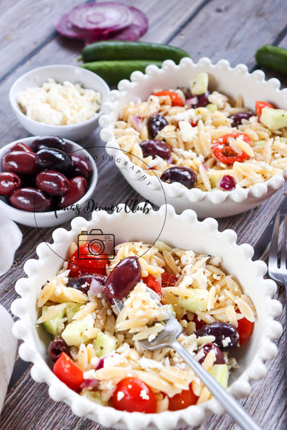 Mediterranean orzo  salad - semi exclusive set 3