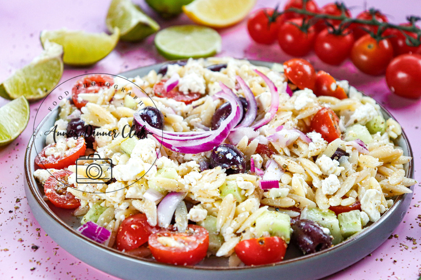Mediterranean orzo  salad - semi exclusive set 4
