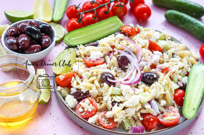 Mediterranean orzo  salad - semi exclusive set 4