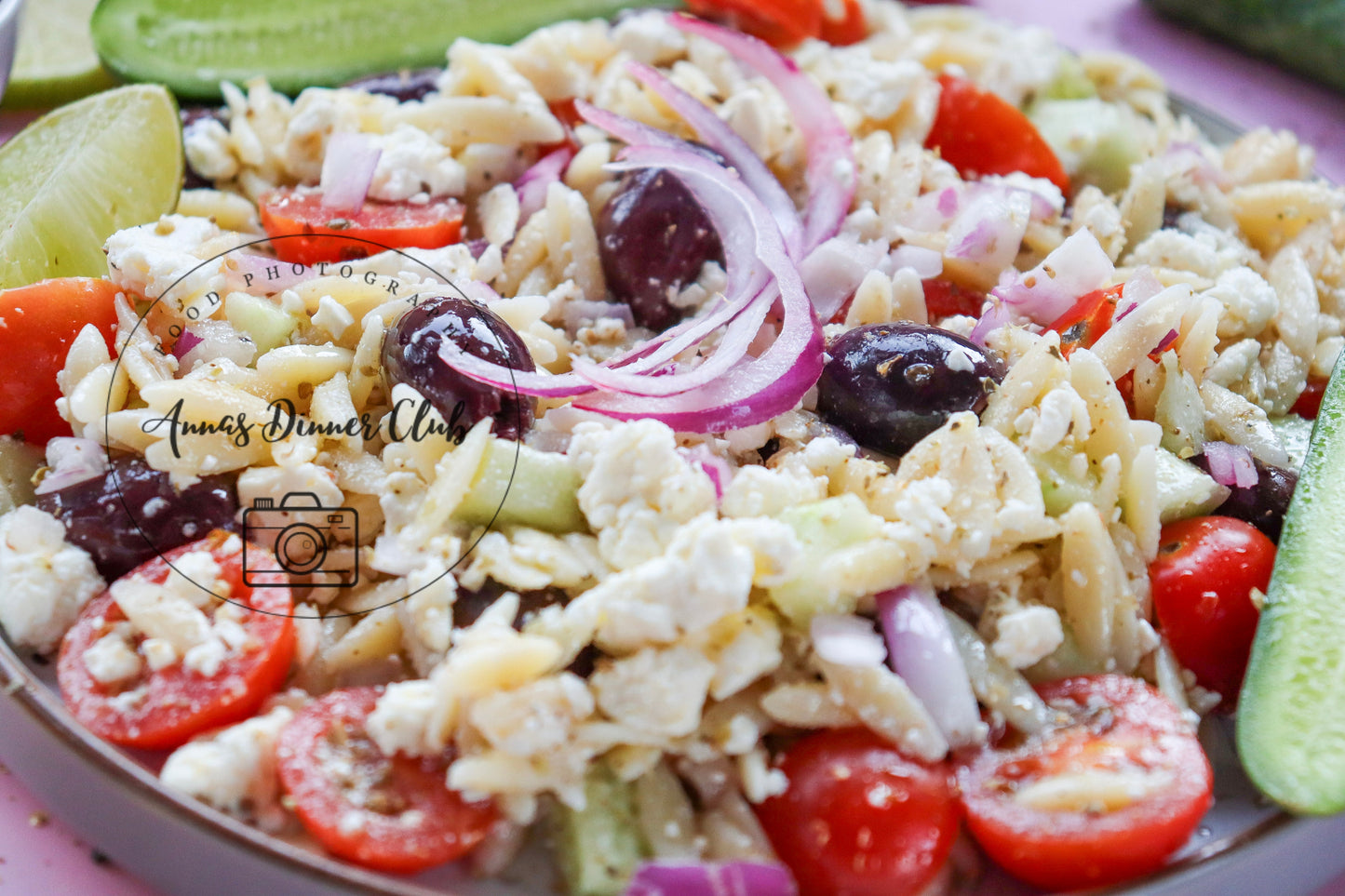 Mediterranean orzo  salad - semi exclusive set 4