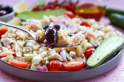 Mediterranean orzo  salad - semi exclusive set 4