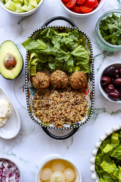 Mediterranean falafel bowl -limited PLR set
