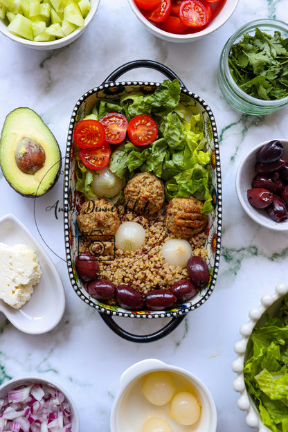 Mediterranean falafel bowl -limited PLR set