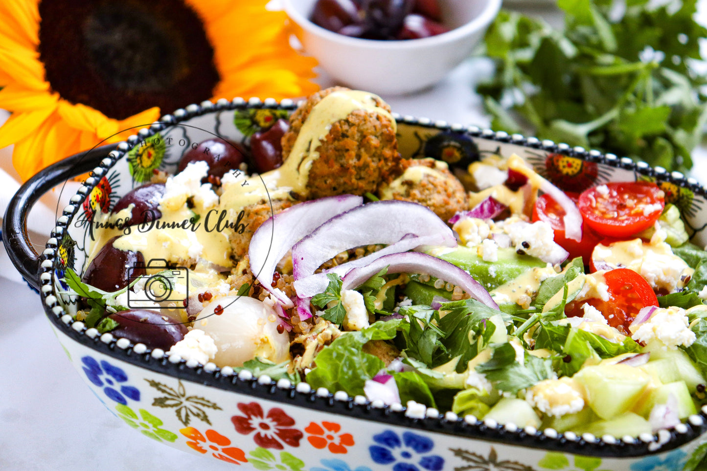 Mediterranean falafel bowl -limited PLR set