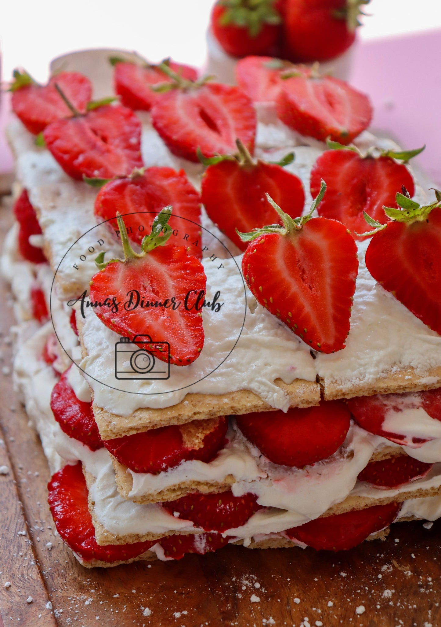 Strawberry Ice box cake  - exclusive set