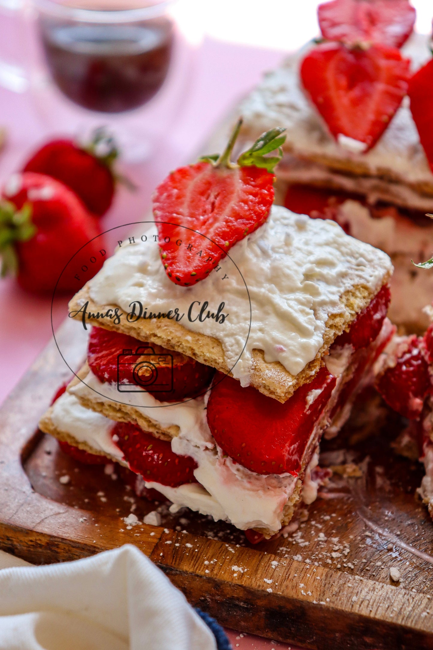 Strawberry Ice box cake  - exclusive set