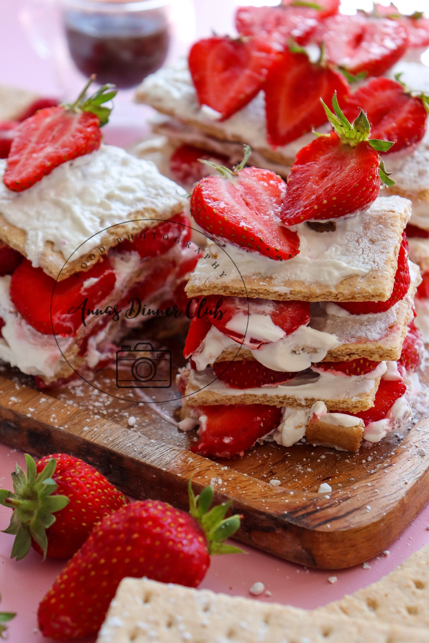 Strawberry Ice box cake  - exclusive set