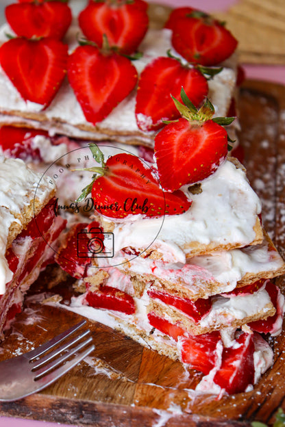 Strawberry Ice box cake  - exclusive set