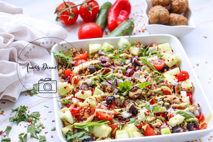 Mediterranean quinoa salad- exclusive set