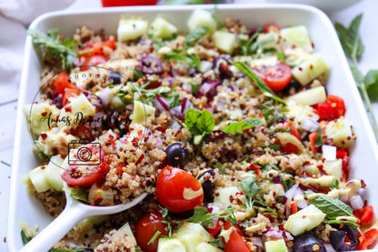 Mediterranean quinoa salad- exclusive set