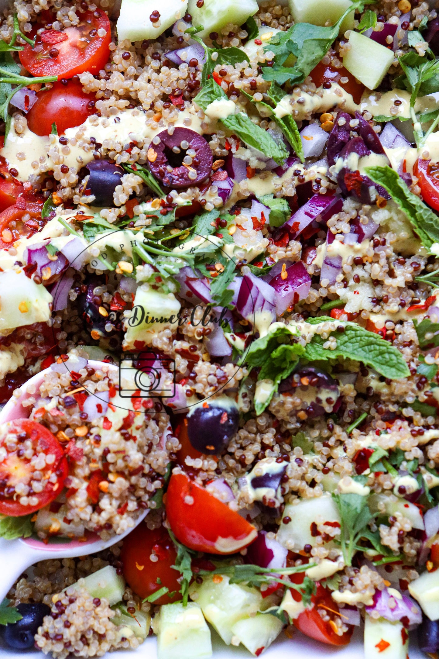 Mediterranean quinoa salad- exclusive set