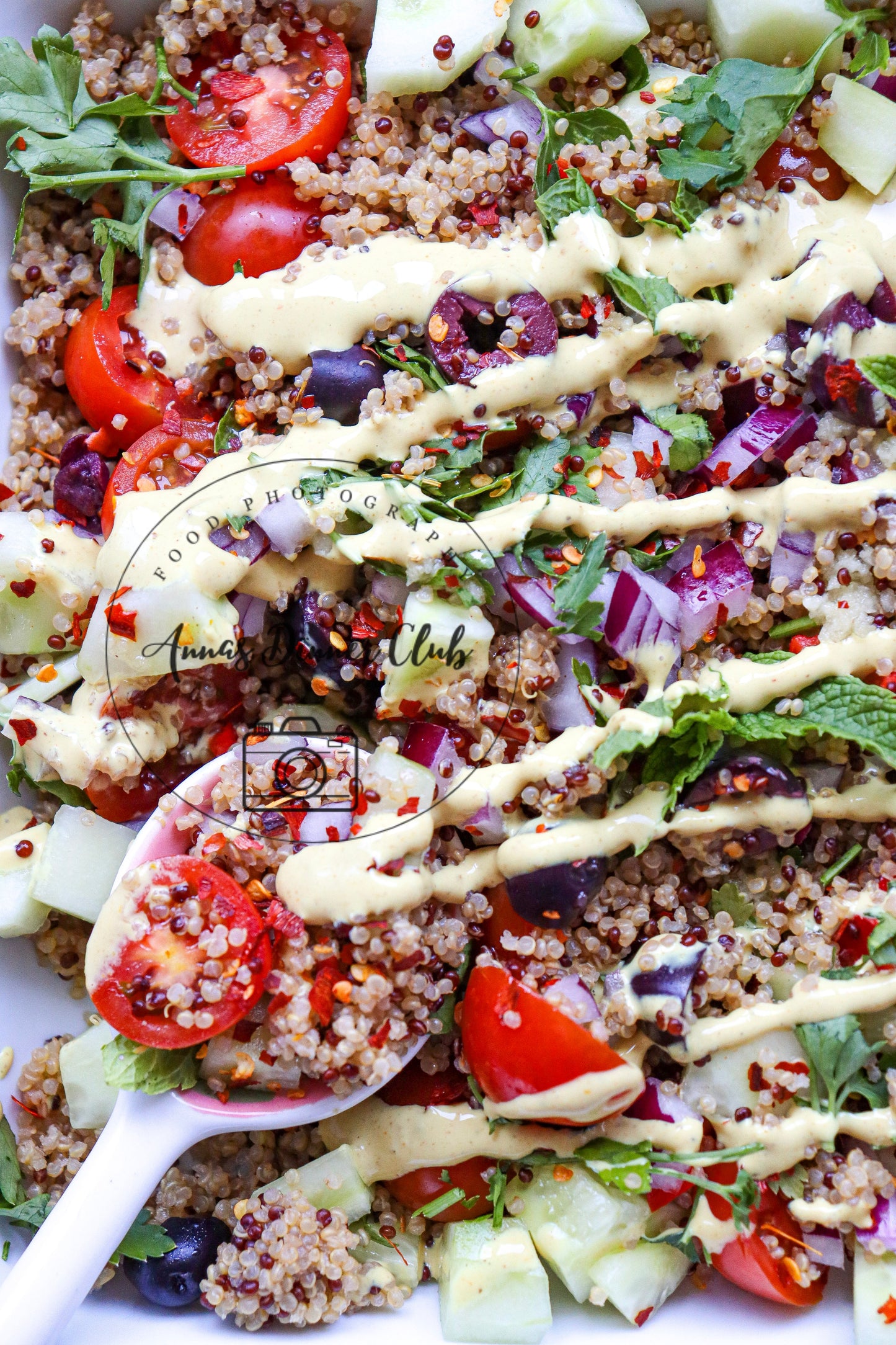 Mediterranean quinoa salad- exclusive set