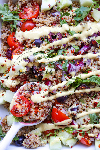 Mediterranean quinoa salad- exclusive set