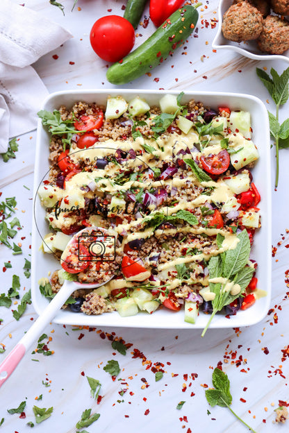 Mediterranean quinoa salad- exclusive set