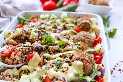 Mediterranean quinoa salad- exclusive set