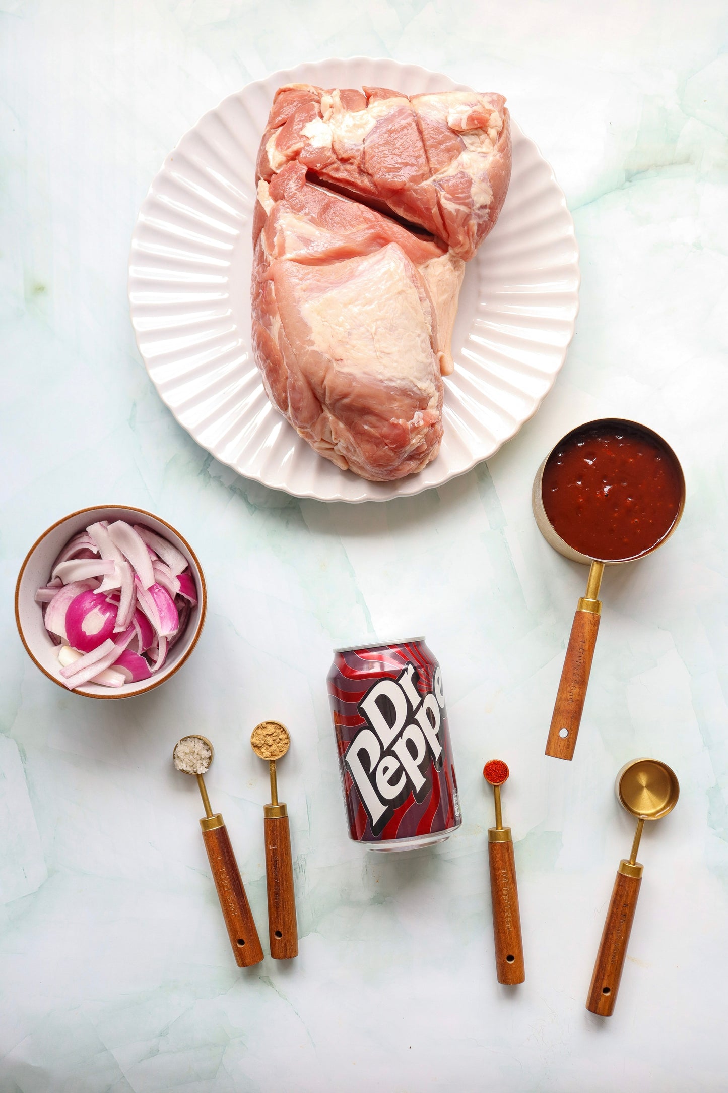 Dr Pepper Pulled Pork Burgers (Slow Cooker)- exclusive set