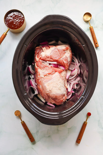 Dr Pepper Pulled Pork Burgers (Slow Cooker)- exclusive set
