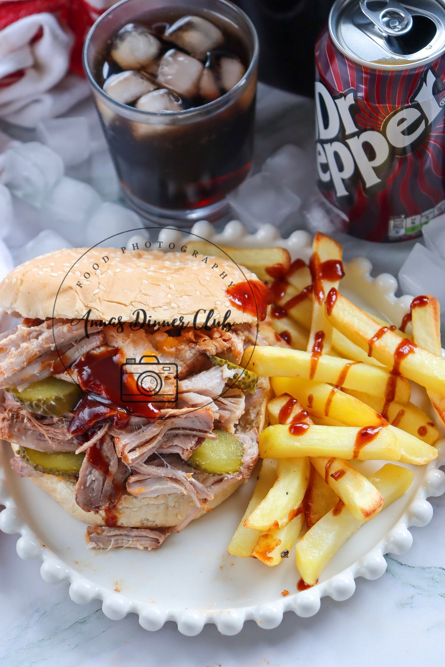 Dr Pepper Pulled Pork Burgers (Slow Cooker)- exclusive set