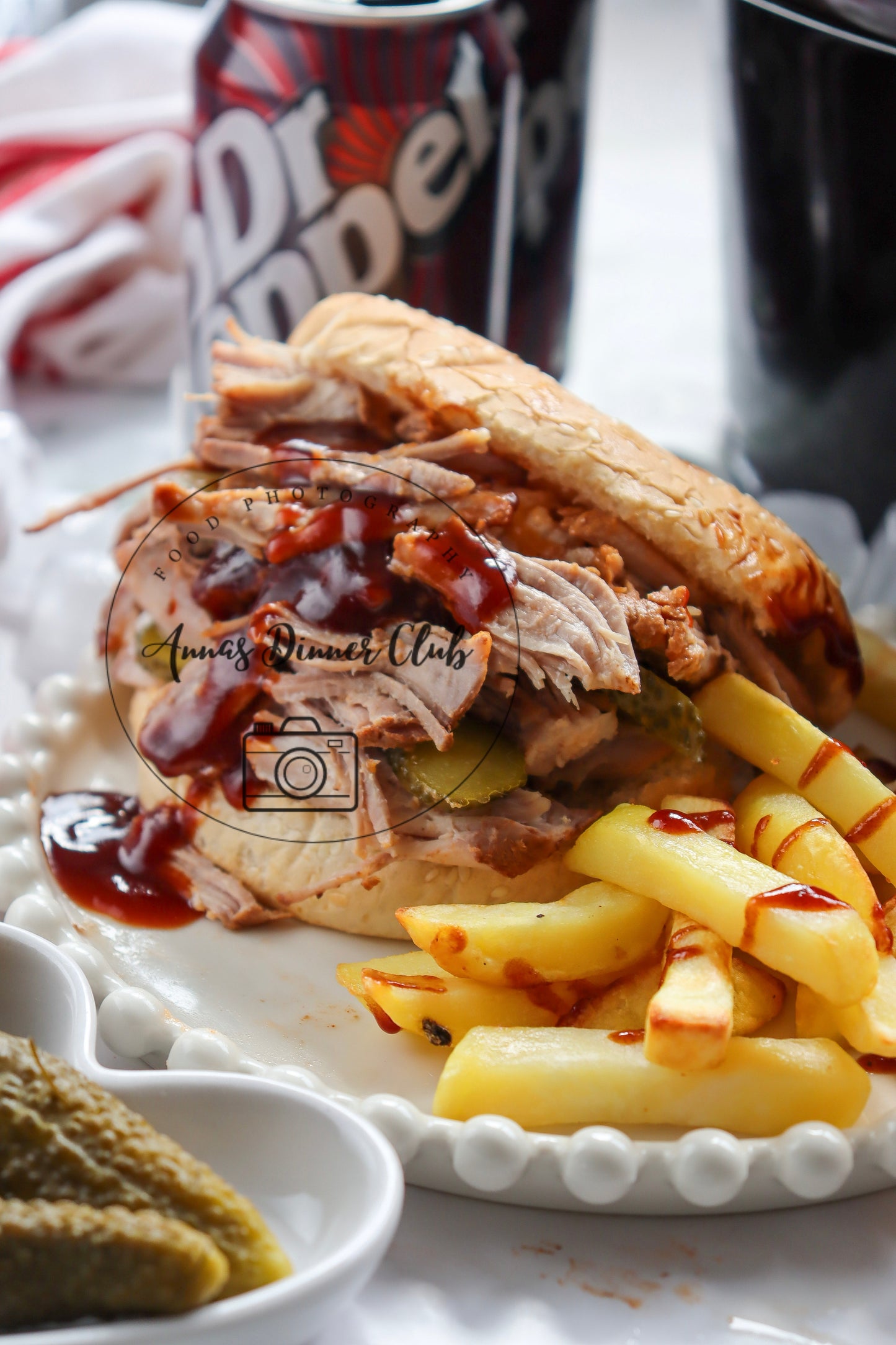 Dr Pepper Pulled Pork Burgers (Slow Cooker)- exclusive set