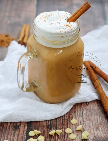 White chocolate pumpkin drink PLR set