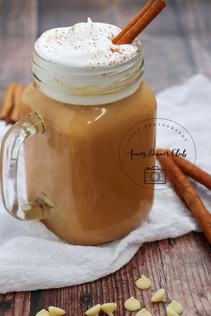 White chocolate pumpkin drink PLR set