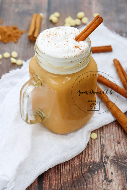 White chocolate pumpkin drink PLR set