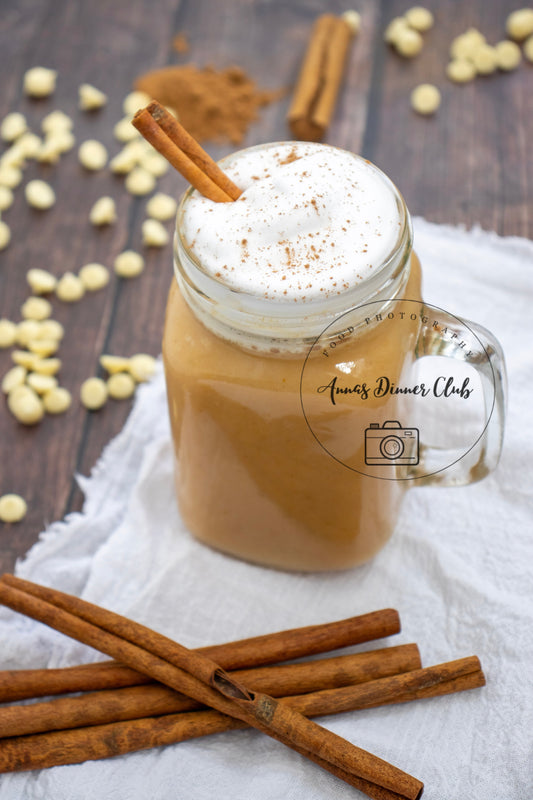 White chocolate pumpkin drink PLR set
