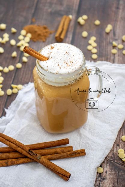 White chocolate pumpkin drink PLR set