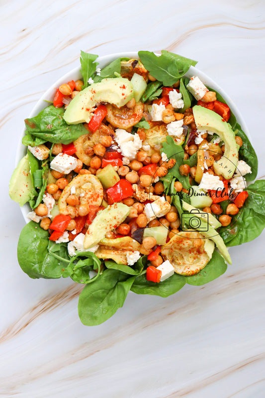 Sheet Pan Chickpeas with vegetables exclusive set