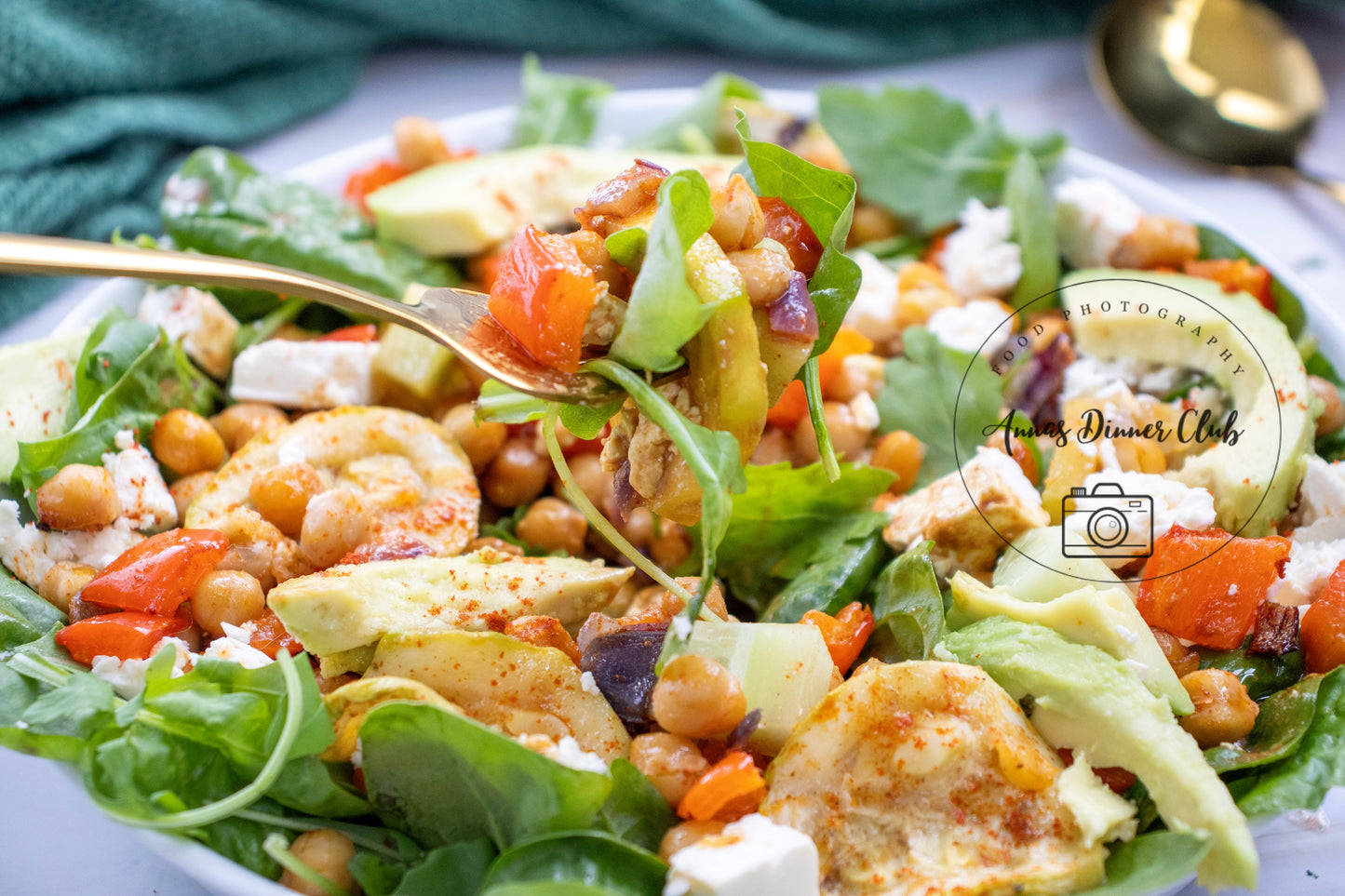 Sheet Pan Chickpeas with vegetables exclusive set