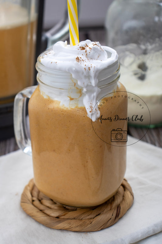 Protein powder pumpkin drink PLR set