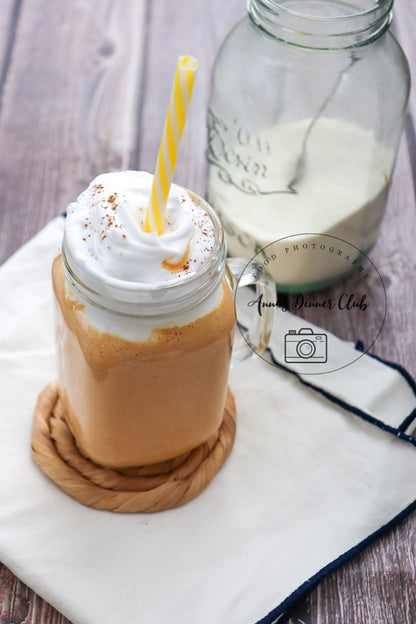 Protein powder pumpkin drink PLR set