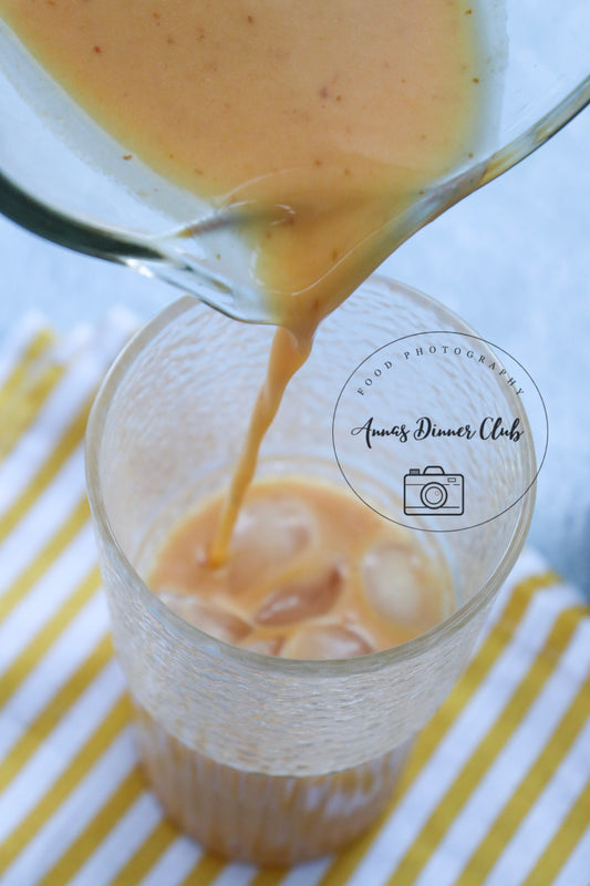 Pumpkin milkshake ice cream drink PLR set