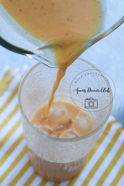 Pumpkin milkshake ice cream drink PLR set