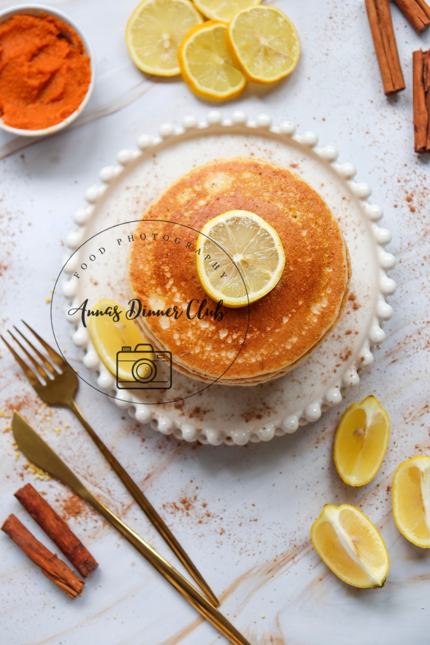 Lemony Pumpkin Pancakes  -limited PLR set