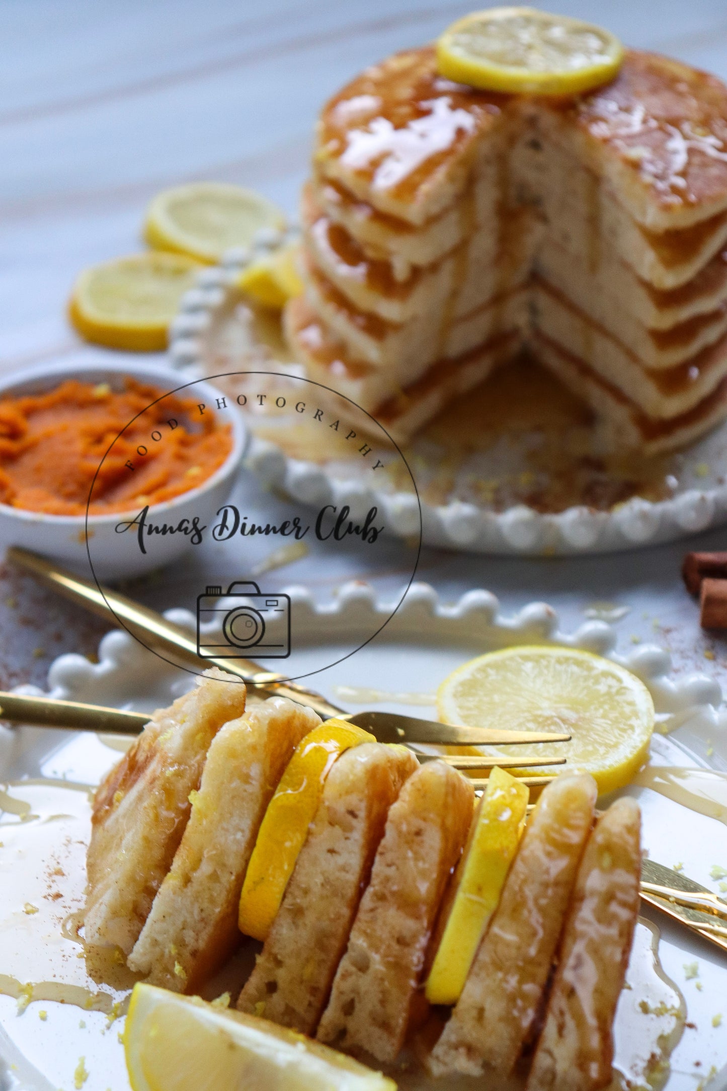 Lemony Pumpkin Pancakes  -limited PLR set