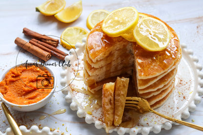 Lemony Pumpkin Pancakes  -limited PLR set