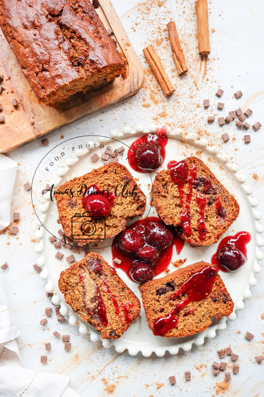 Pumpkin Cherry Loaf Cake -limited PLR set