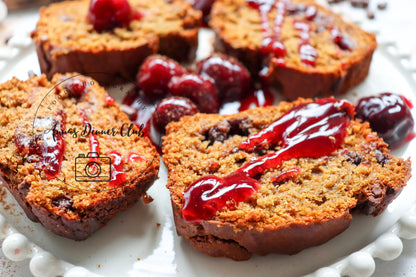 Pumpkin Cherry Loaf Cake -limited PLR set
