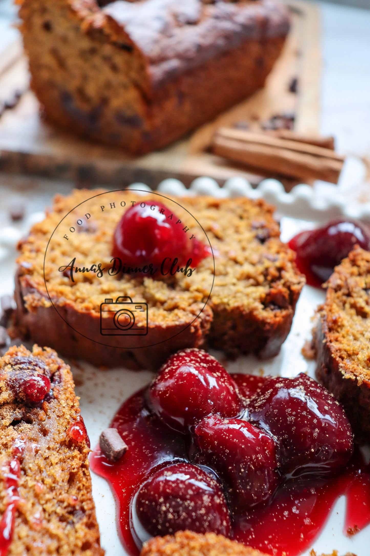 Pumpkin Cherry Loaf Cake -limited PLR set