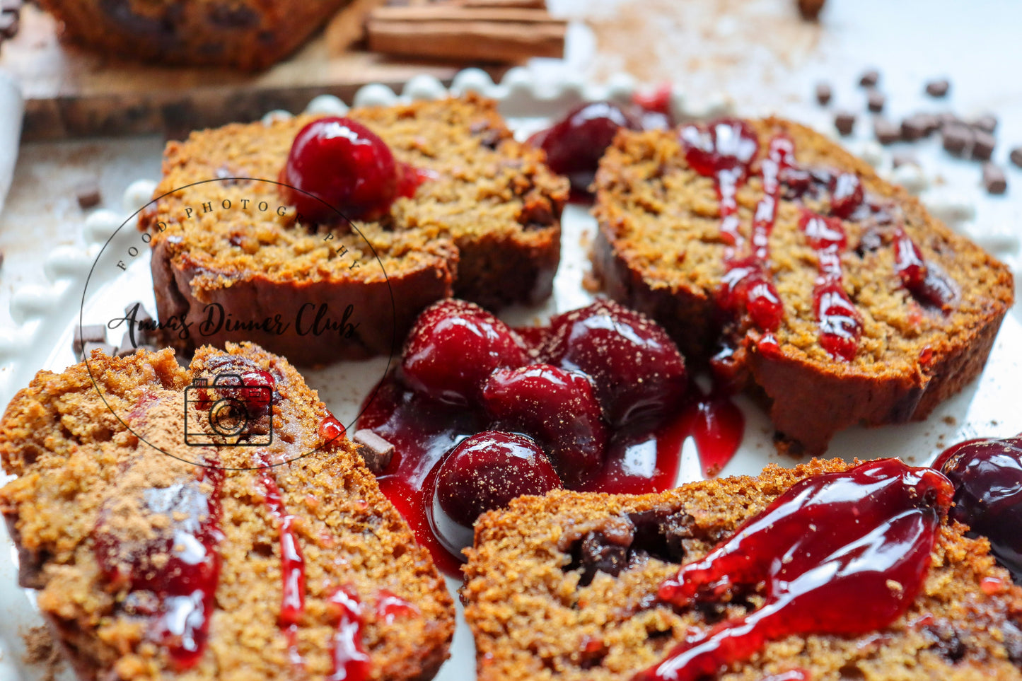 Pumpkin Cherry Loaf Cake -limited PLR set