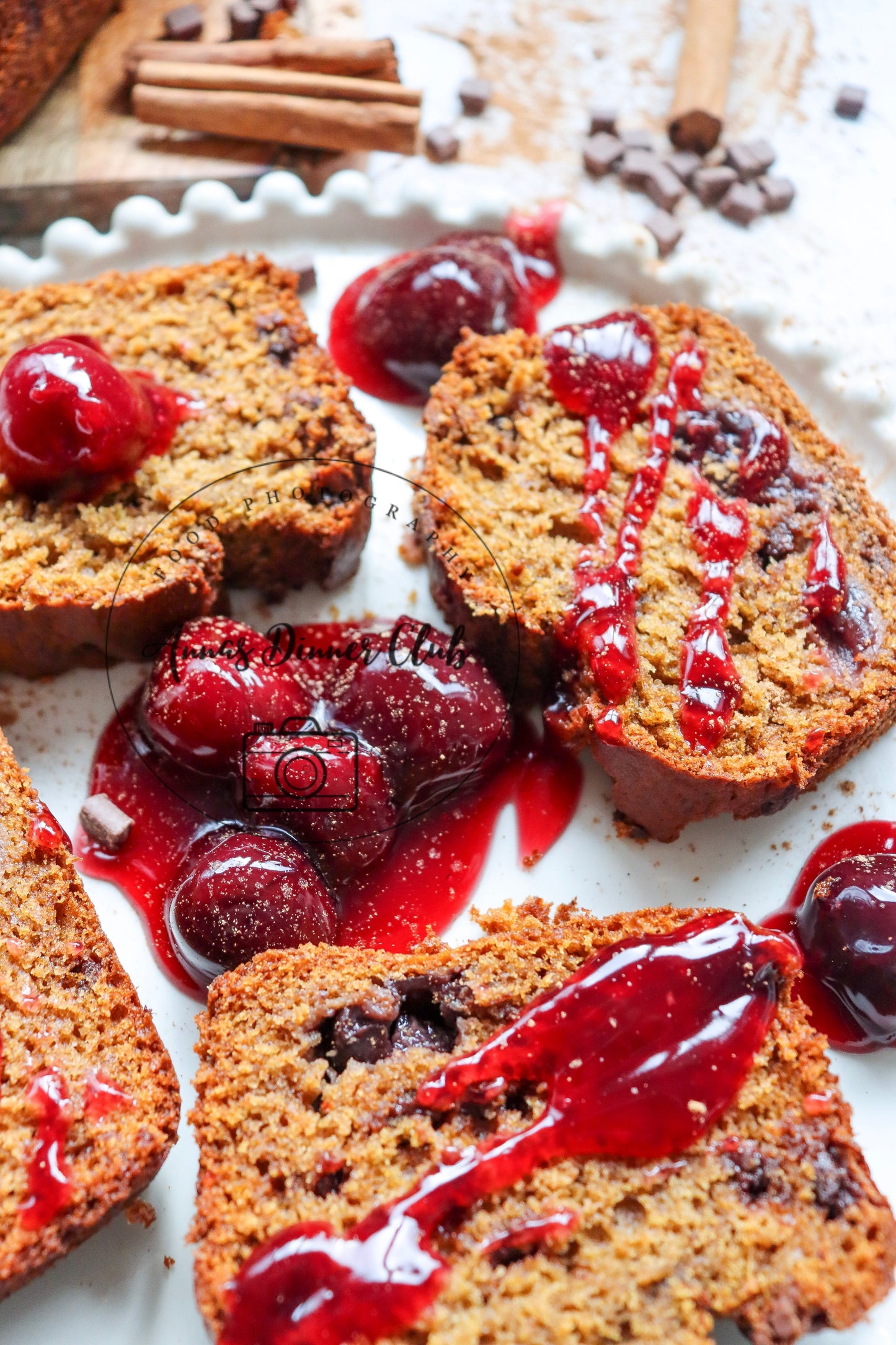 Pumpkin Cherry Loaf Cake -limited PLR set