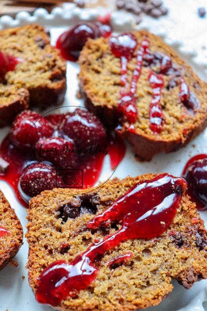 Pumpkin Cherry Loaf Cake -limited PLR set