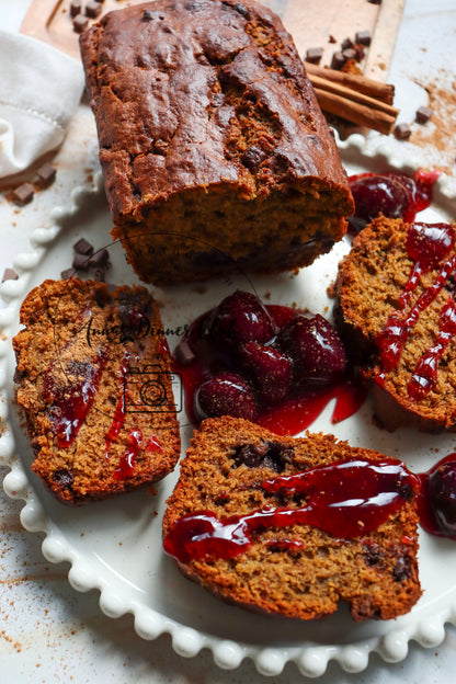 Pumpkin Cherry Loaf Cake -limited PLR set
