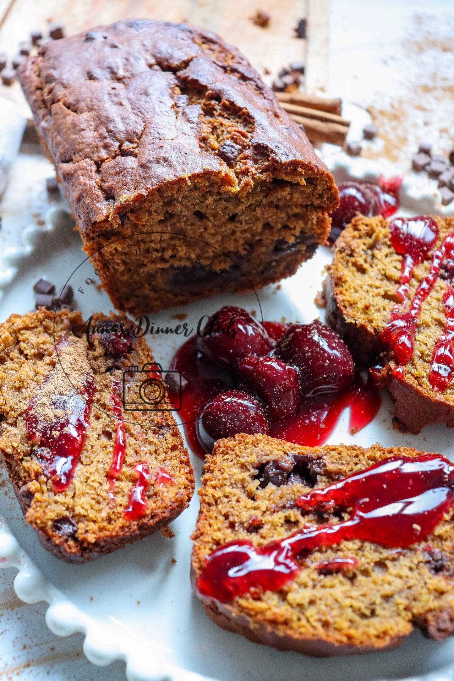 Pumpkin Cherry Loaf Cake -limited PLR set