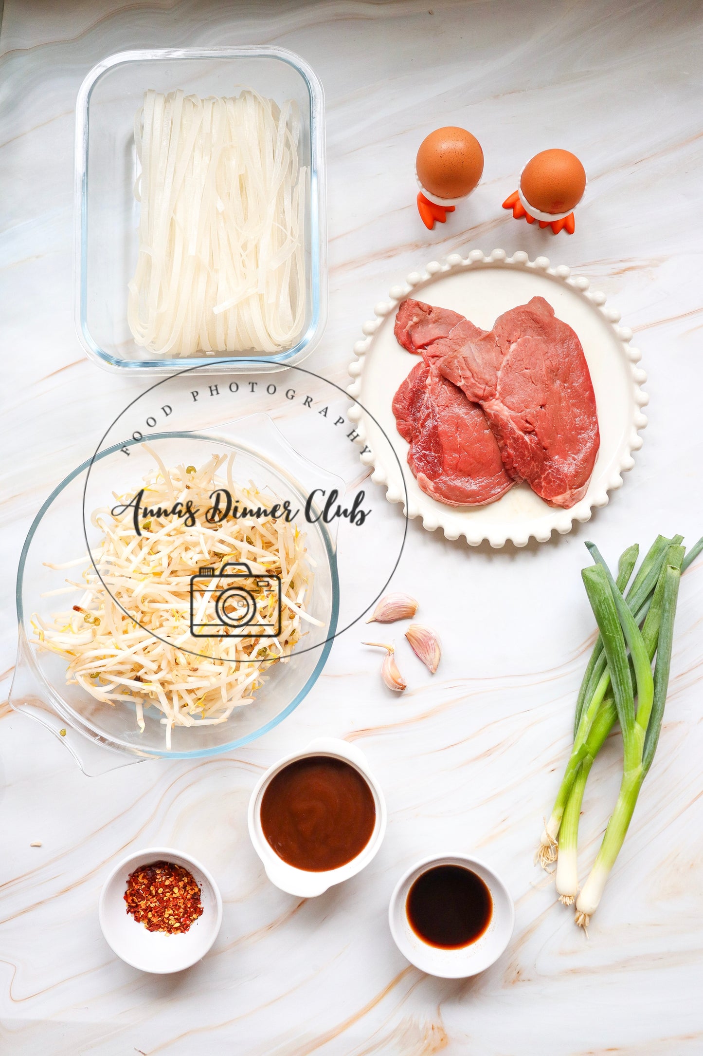 Simple Beef pad Thai - semi exclusive set 2